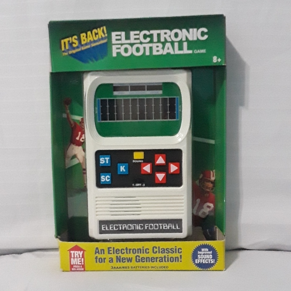 ELECTRONIC FOOTBALL classic1970's  handheld pocket